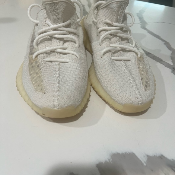 Yeezy White Cream Sneakers - Picture 1 of 5